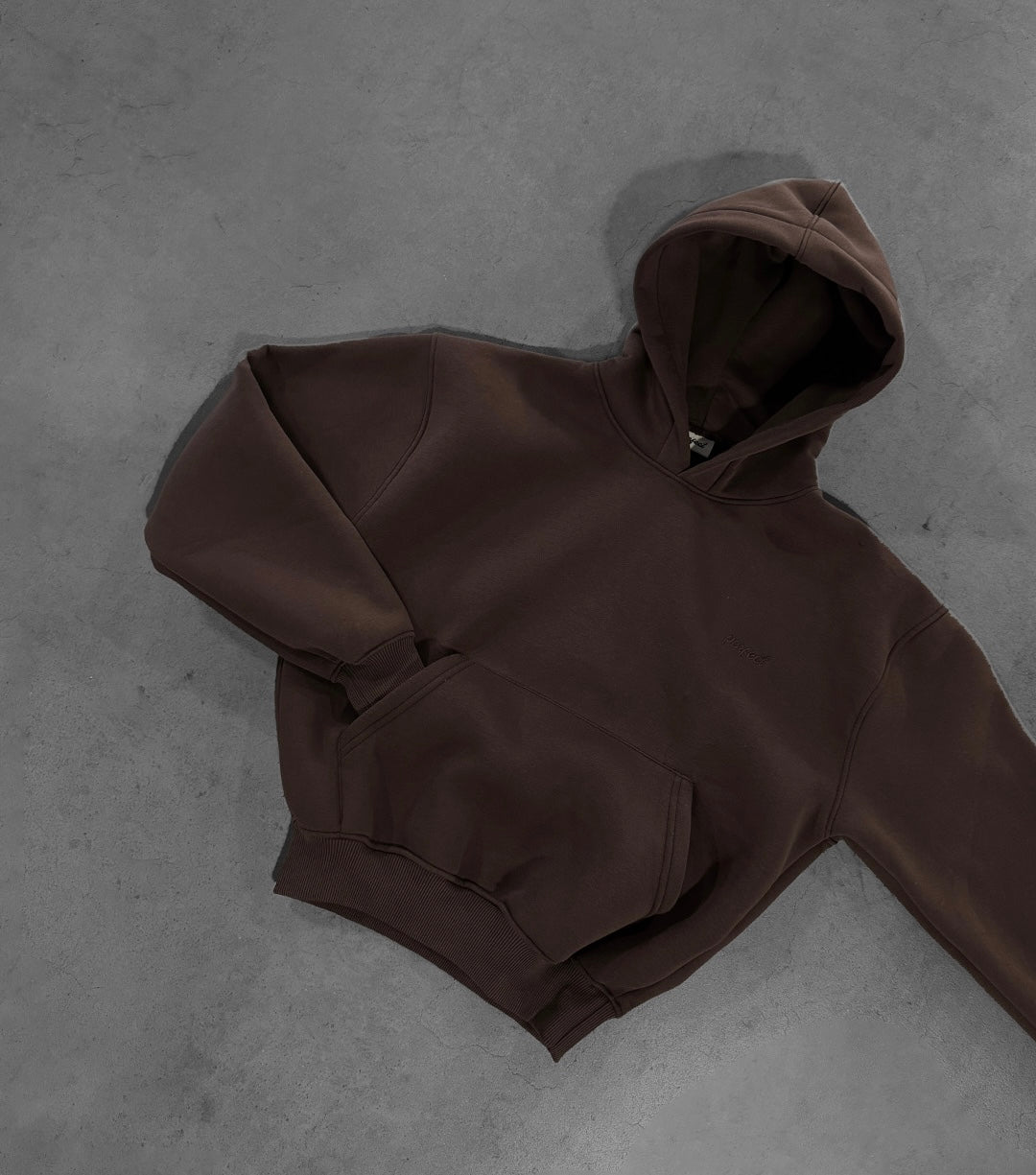 DARK BROWN HOODIE